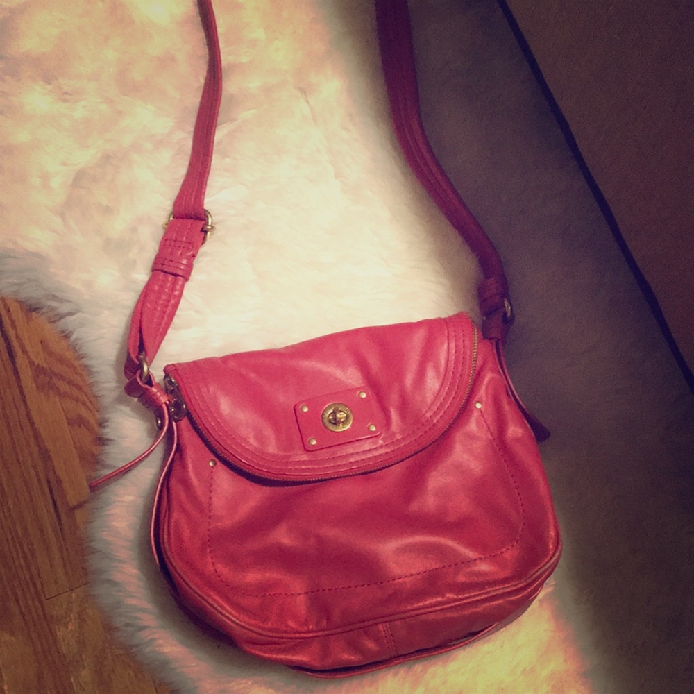 Large pink Marc Jacobs cross body